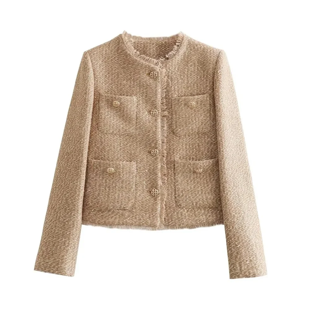 Veste courte en tweed pour femmes – Image 2