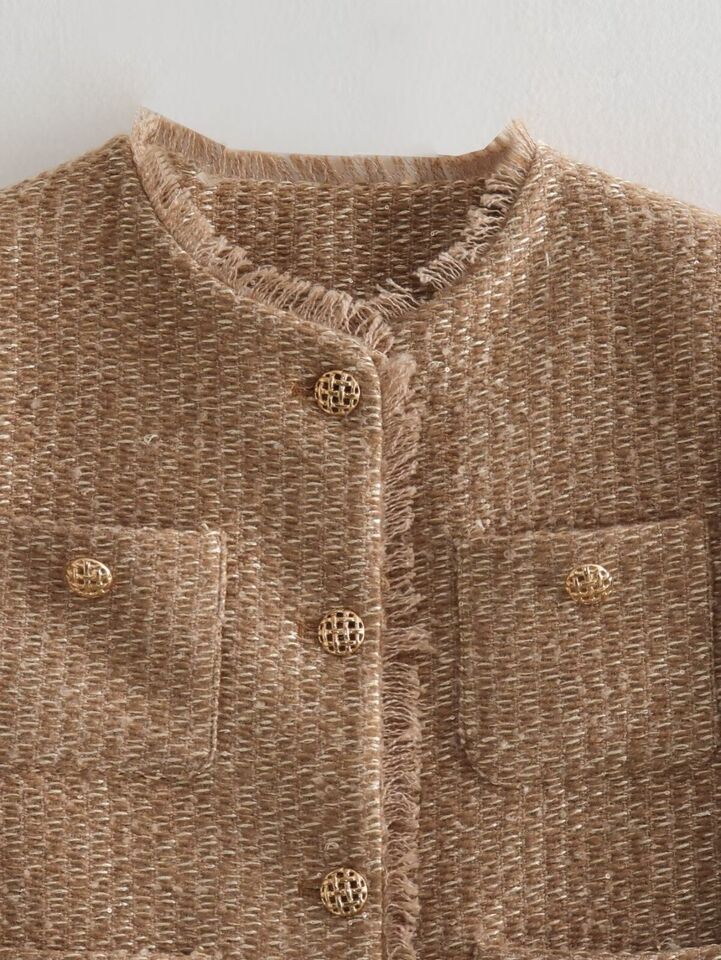 Veste courte en tweed pour femmes – Image 4