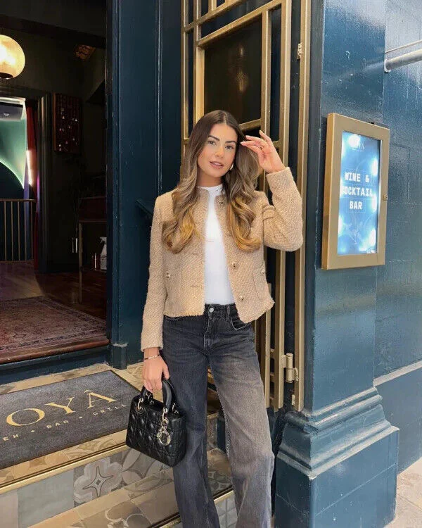 Veste courte en tweed pour femmes – Image 7