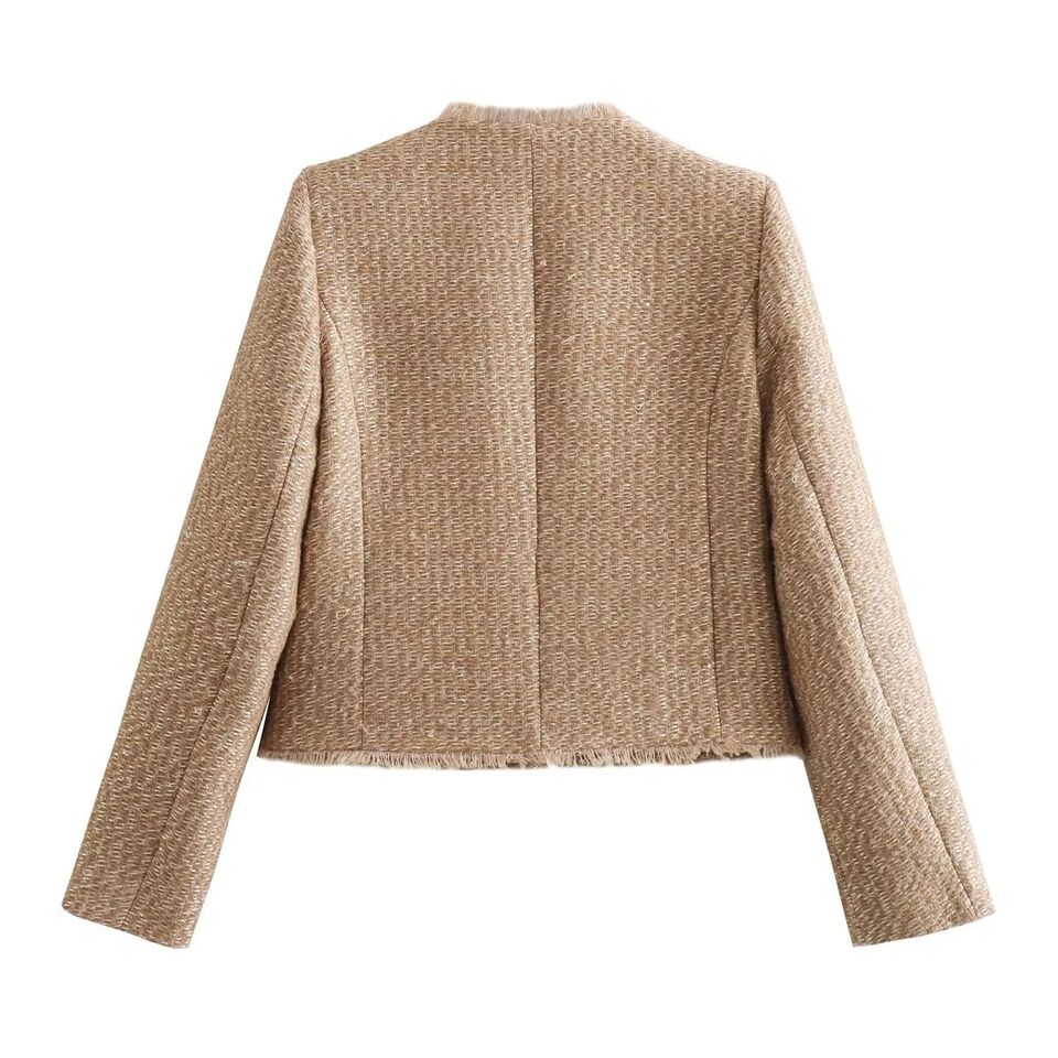 Veste courte en tweed pour femmes – Image 3